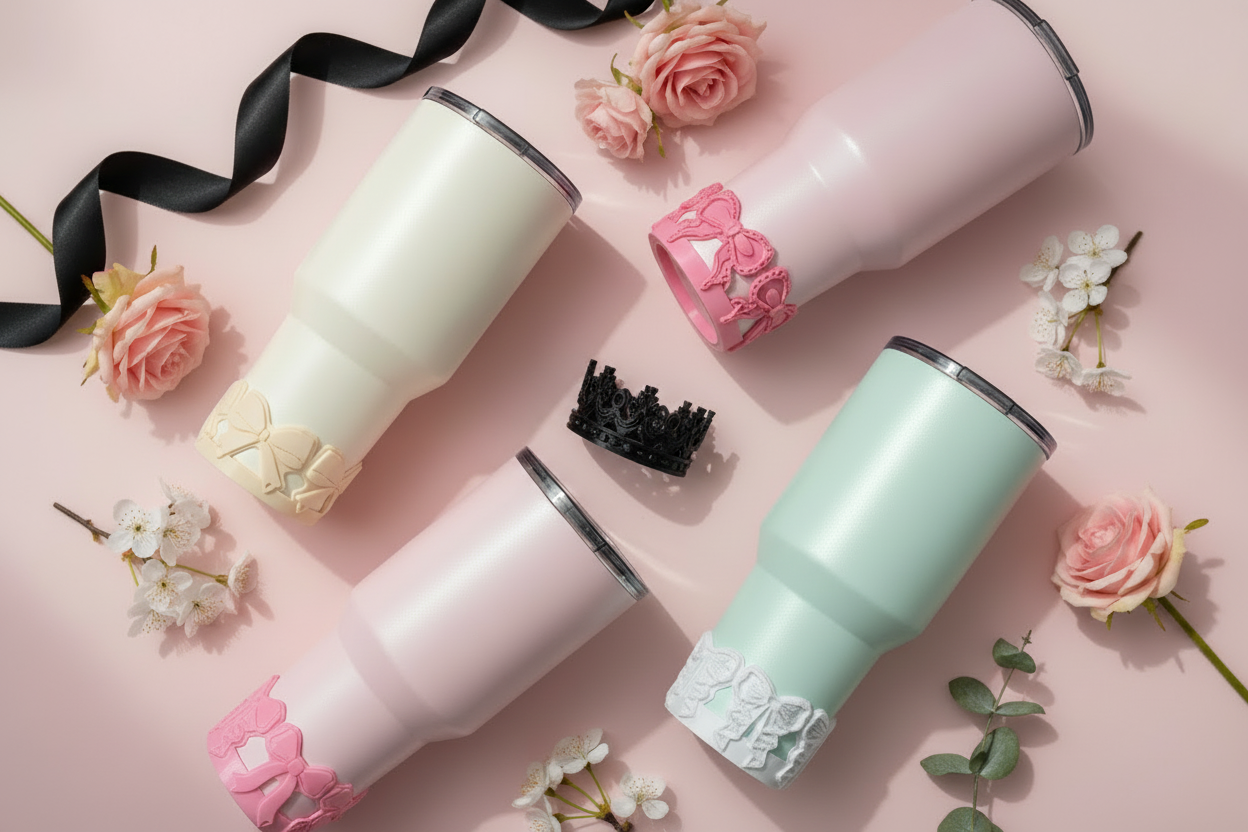 Tumbler or Water Bottle 3D Printed Boots