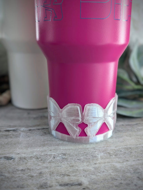 Bow Tumbler or Water Bottle Boot - 3D Printed Protective Sleeve