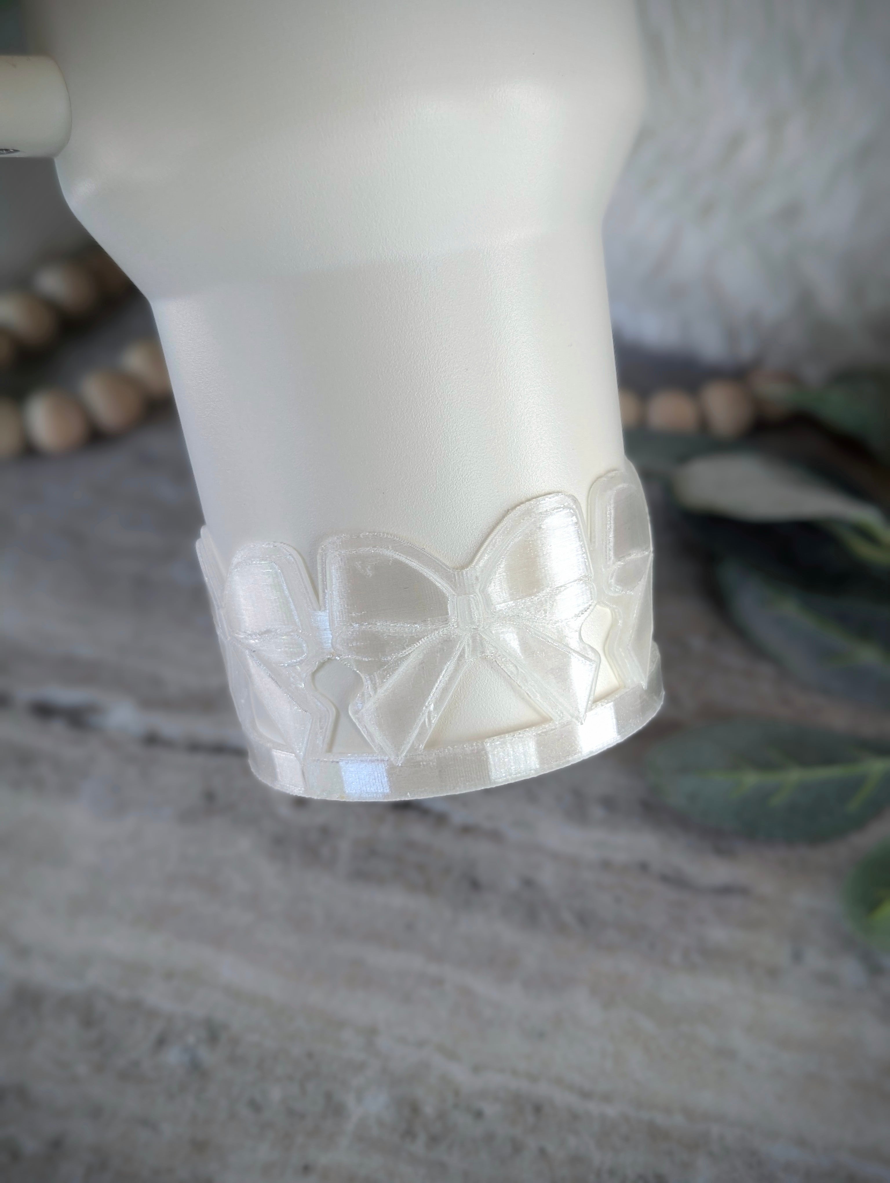 Bow Tumbler or Water Bottle Boot - 3D Printed Protective Sleeve