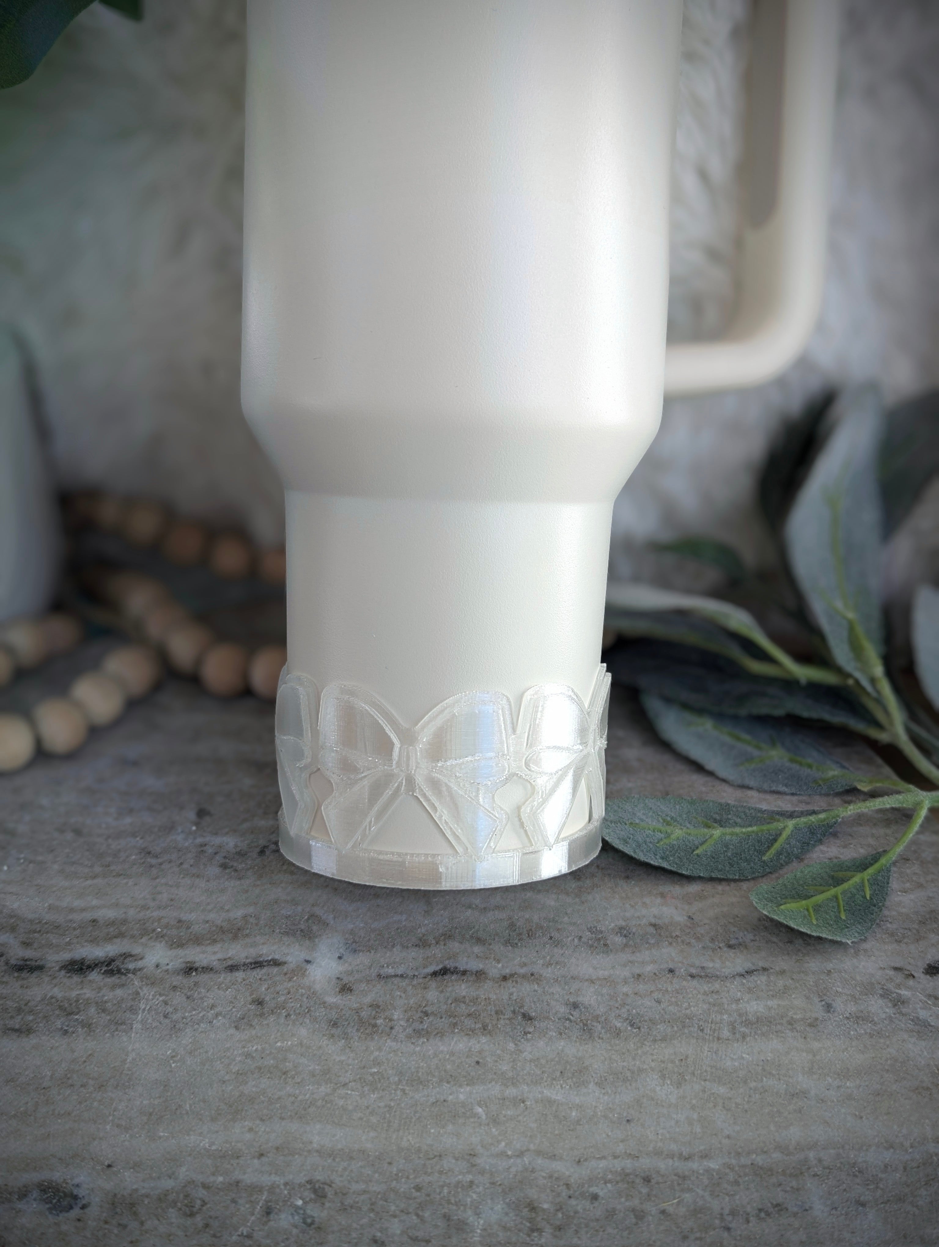 Bow Tumbler or Water Bottle Boot - 3D Printed Protective Sleeve