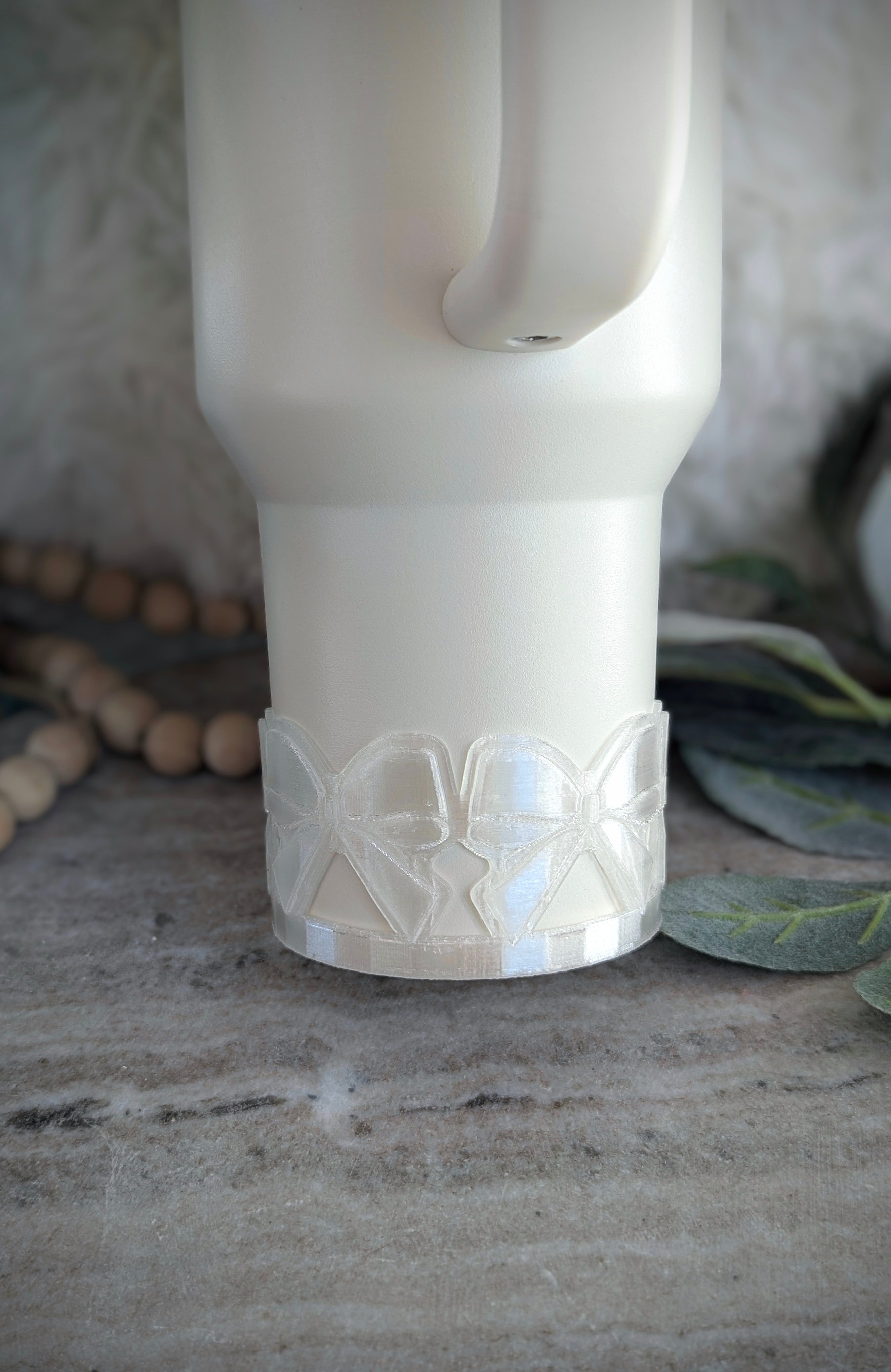 Bow Tumbler or Water Bottle Boot - 3D Printed Protective Sleeve