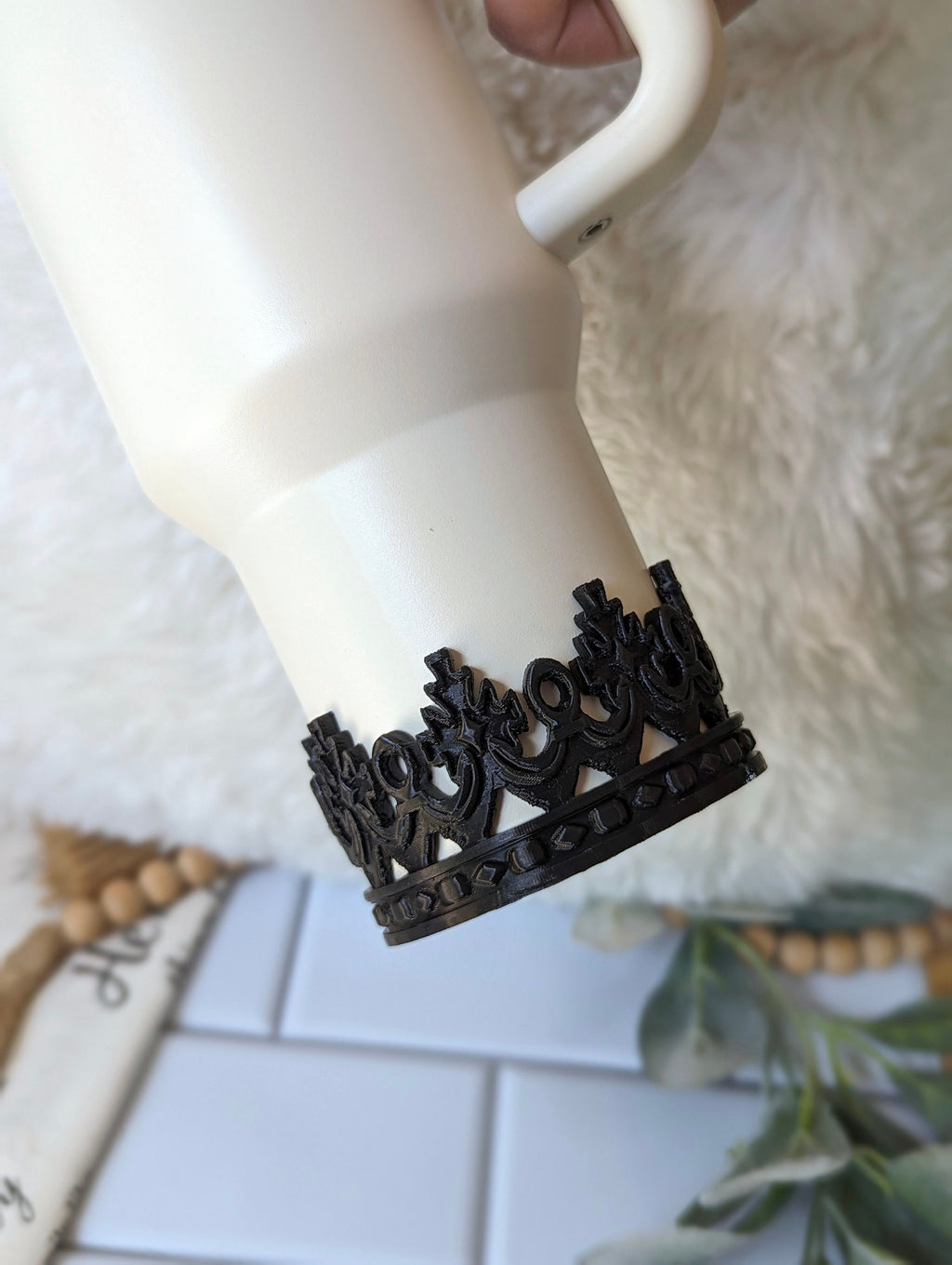 Crown Boot for Tumbler, Queen Princess Crown for Tumbler, Tumbler Boot Sleeve, 3D Printed 14 30 40oz Stanley, 32oz Owala, SM, 30oz Iceflow