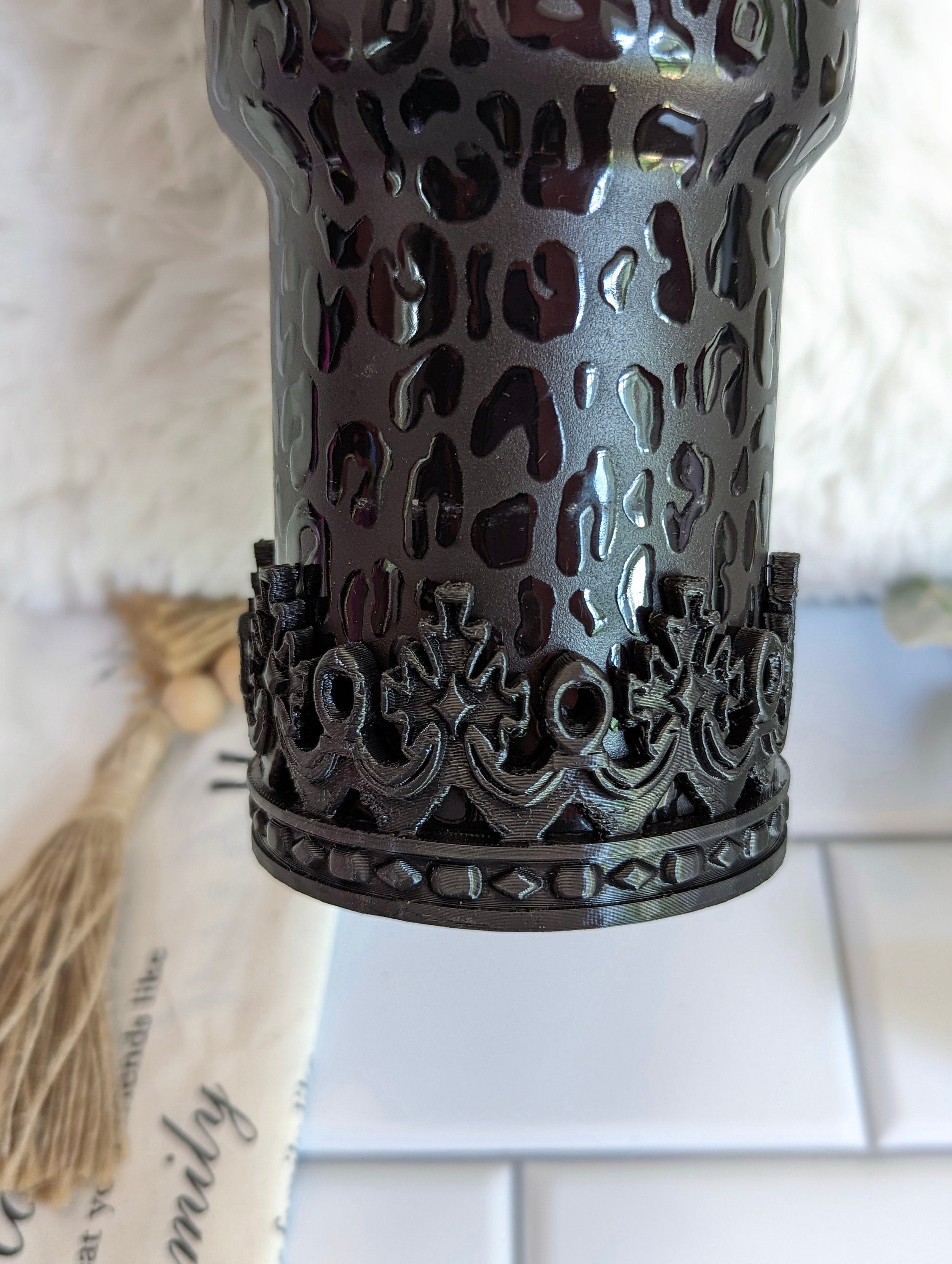 Crown Boot for Tumbler, Queen Princess Crown for Tumbler, Tumbler Boot Sleeve, 3D Printed 14 30 40oz Stanley, 32oz Owala, SM, 30oz Iceflow