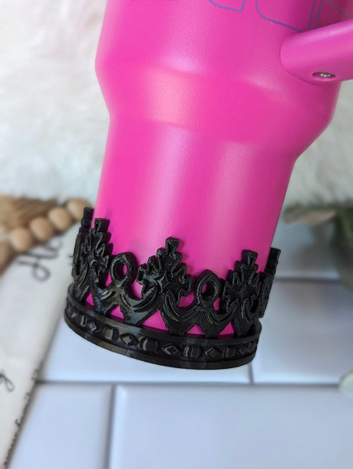 Crown Boot for Tumbler, Queen Princess Crown for Tumbler, Tumbler Boot Sleeve, 3D Printed 14 30 40oz Stanley, 32oz Owala, SM, 30oz Iceflow