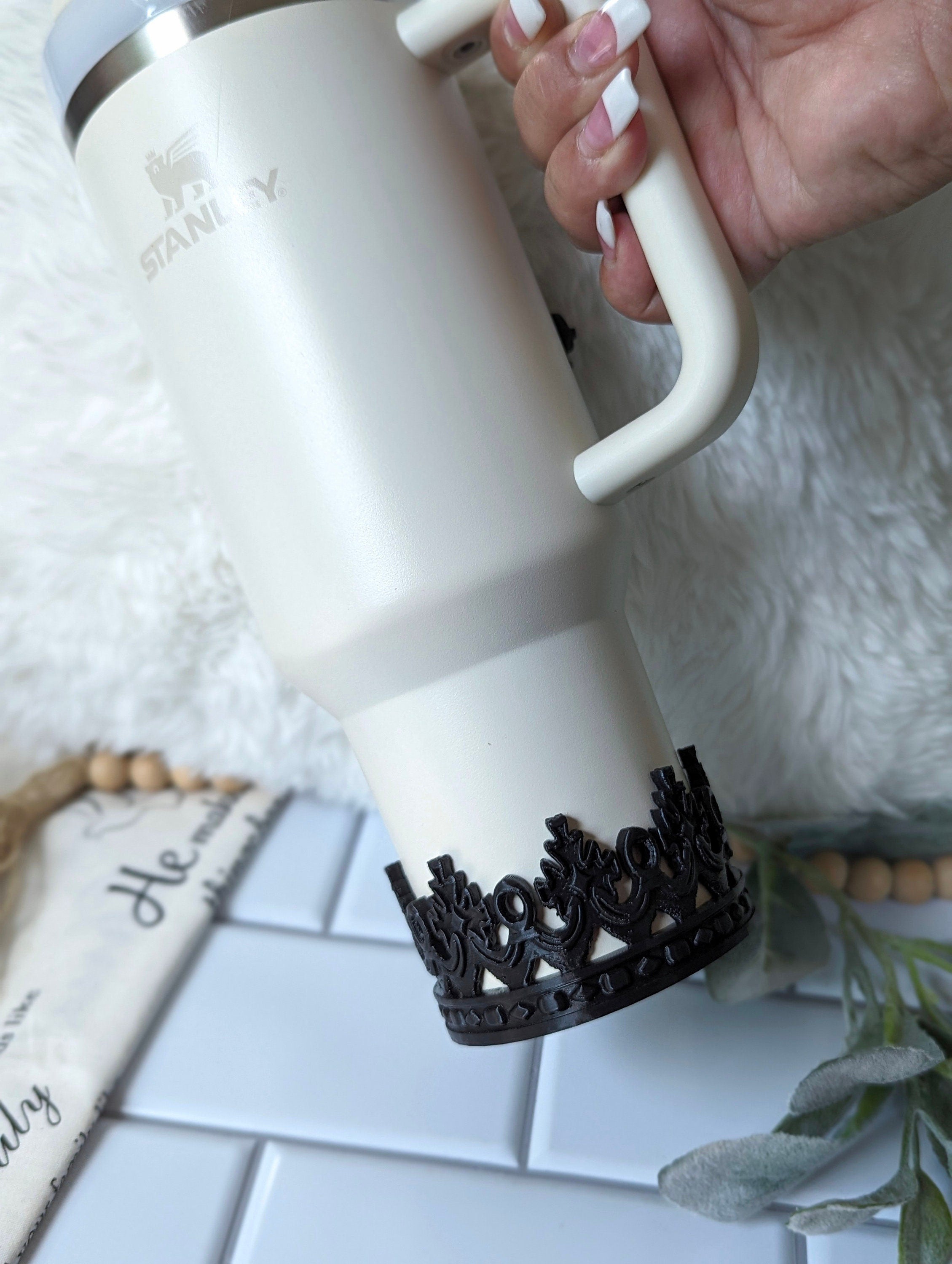 Crown Boot for Tumbler, Queen Princess Crown for Tumbler, Tumbler Boot Sleeve, 3D Printed 14 30 40oz Stanley, 32oz Owala, SM, 30oz Iceflow