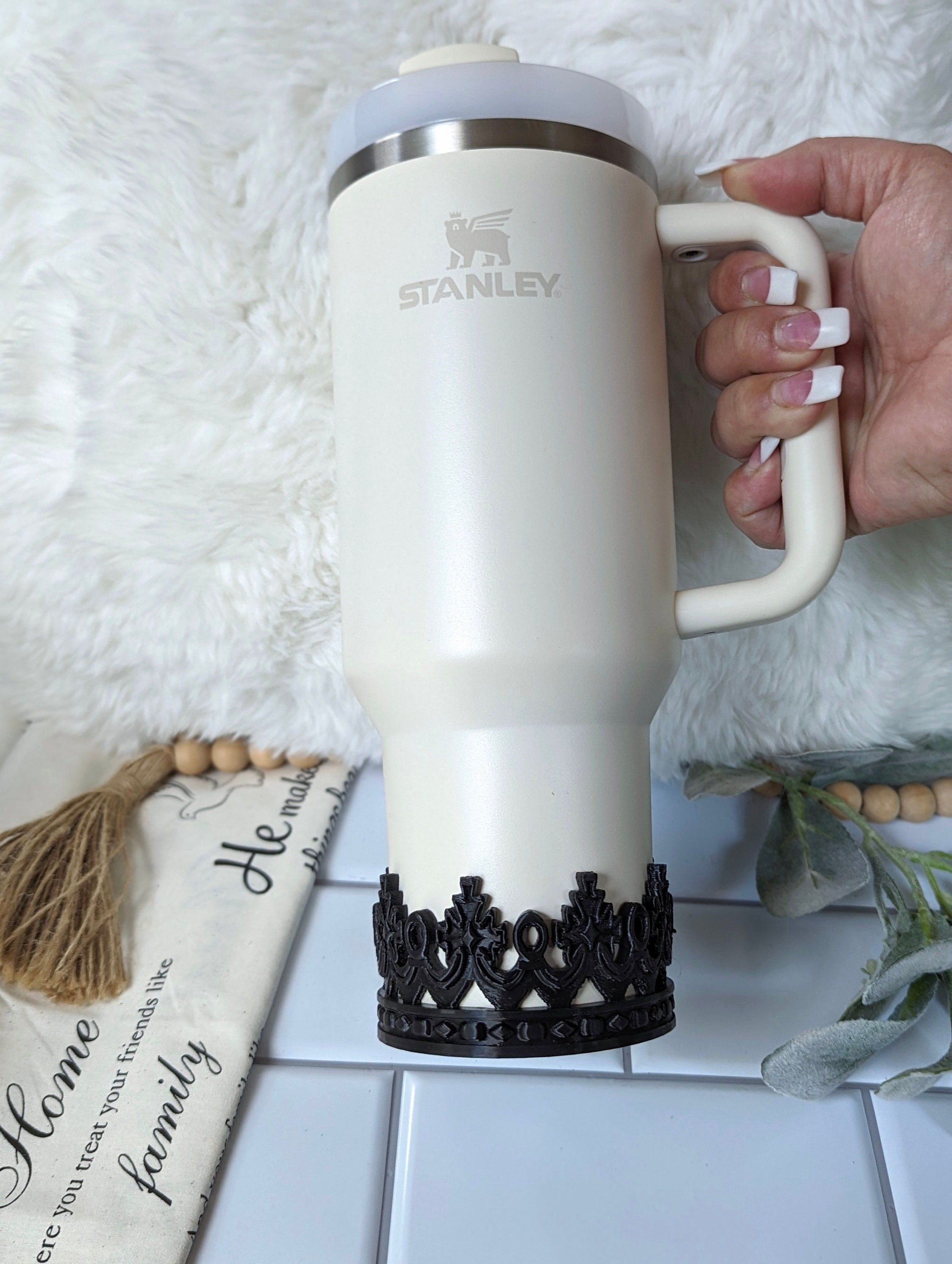 Crown Boot for Tumbler, Queen Princess Crown for Tumbler, Tumbler Boot Sleeve, 3D Printed 14 30 40oz Stanley, 32oz Owala, SM, 30oz Iceflow