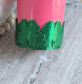 Shamrock Four Leaf Clover Tumbler Boot, Stanley, Emerald Sleeve for Tumbler, Tumbler Boot Sleeve, 3D Printed Protective boot for Stanley Cup