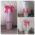 Coquette Ribbon Bow Tumbler handle cuff charm for Tumbler Accessories for Tumbler Handle Decor Cup Ribbon Coquette Bows Stanley Love Shack