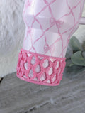Pink Lattice Ribbon Bow Tumbler Boot for Stanley Tumbler Protective Boot Sleeve 3D Printed Lace Toile LSF Peppermint Fancy Chantilly