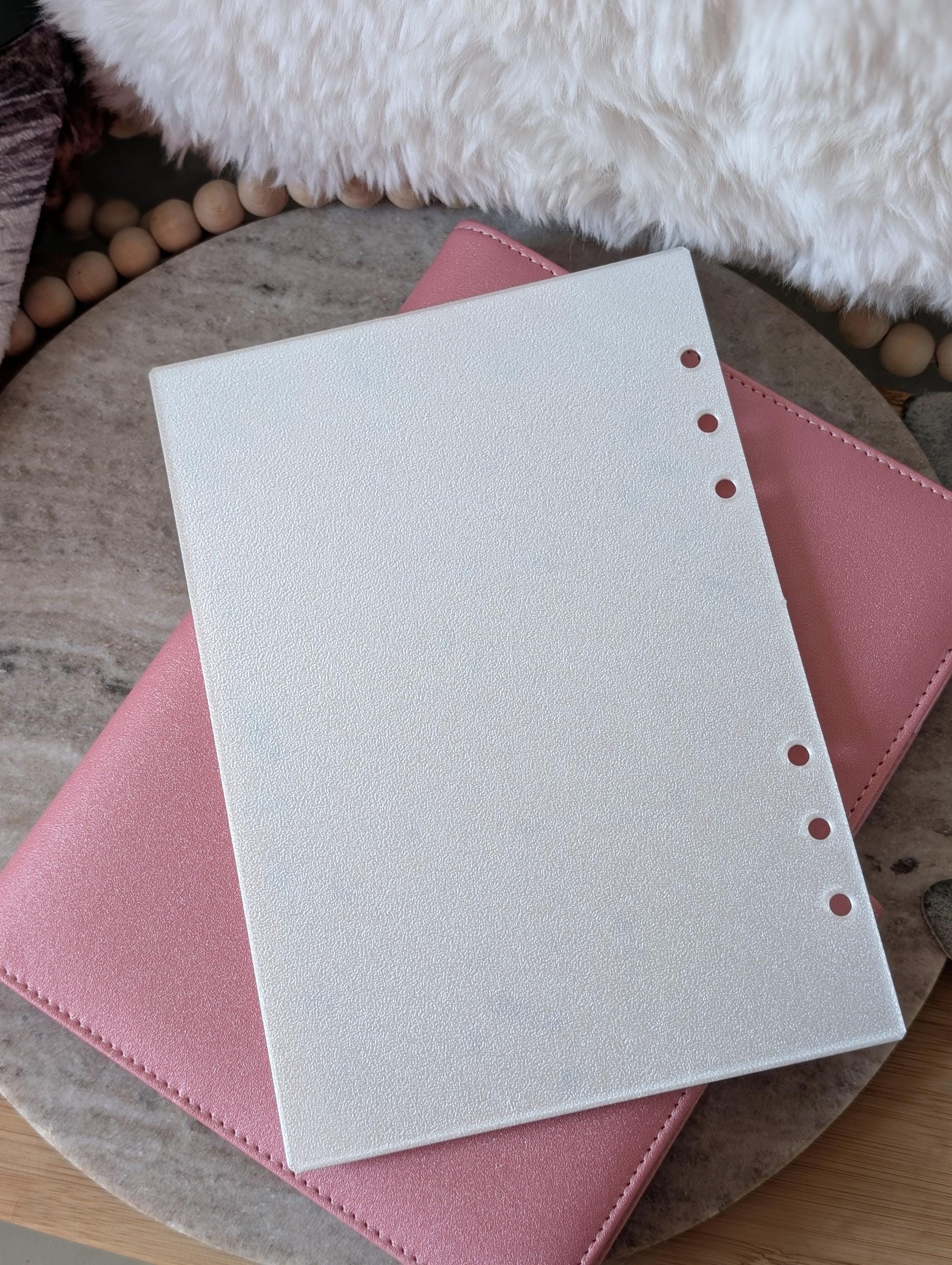 Blue Roses Planner Dashboard Decorative Chinoiserie Design Decor Notebook Flyleaf Insert for A5 3D Printed Journal Cover